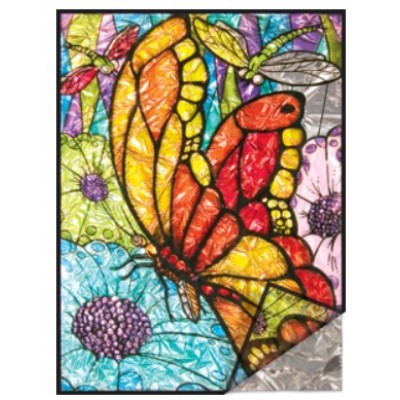 Peinture par numéro  Métal Royal 23x30cm - Papillons